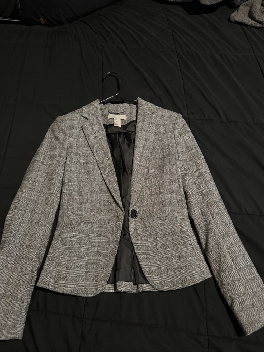 H&M Gray Plaid Women's Blazer